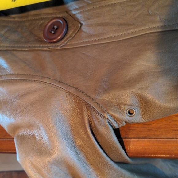 Mike & Chris Leather Jacket Size XS - Picture 12 of 13